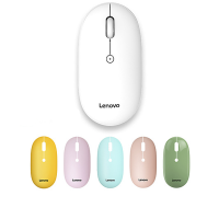 联想马卡龙无线蓝牙双模鼠标M23-白色