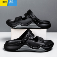 聚范安­錔拖鞋男夏季外穿大码46两用青少年踩屎感运动开车防滑沙滩鞋