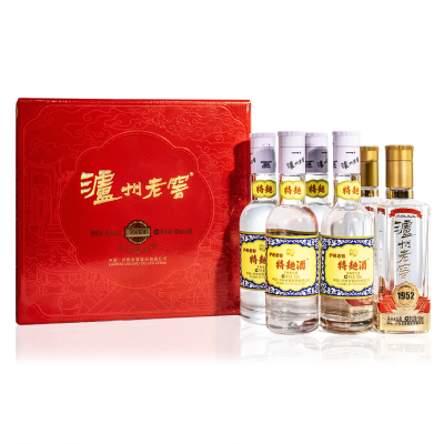 泸州老窖 E4K2礼盒(60版52度100ml*4+1952 52度100ml*2)浓香型白酒