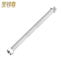 宝锐鑫 不锈钢软管波纹管+帽 1寸30cm 根