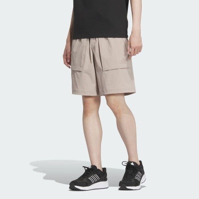 阿迪达斯短裤男装 新款拒水防泼运动裤休闲工装五分裤 JN9453 D
