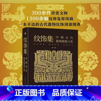纹饰集:中国古代器物图案之美 [正版]纹饰集 中国古代器物图案之美 郑军 纹饰历史与器物的故事 梳理中国工艺美术史纹饰脉