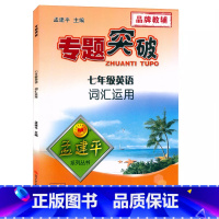 (英语)词汇运用 七年级 [正版]孟建平专题突破 7七年级英语词汇运用ZT415含解题技巧与解析 初一7年级上册下册英语