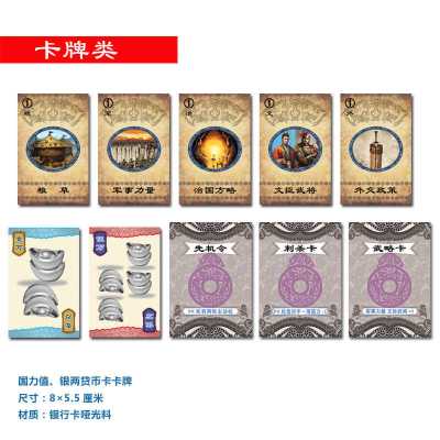 DIY口戈天下 战国七雄内训沙盘课 优质版权课程 7个小组教具