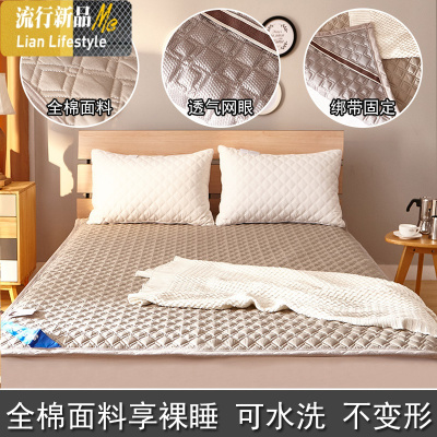 棉3D透气薄款床垫软垫榻榻米床褥床护垫子可水洗折叠定制 三维工匠