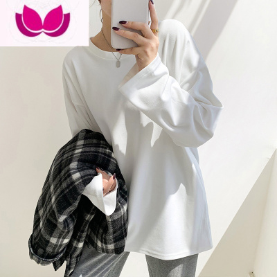 七斓白色内搭长袖T恤女2023新款设计感小众别致打底衫上衣ins潮