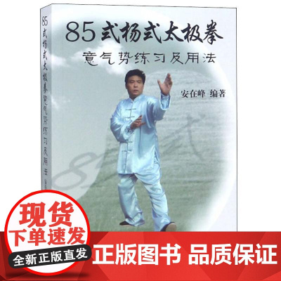 85式杨式太极拳意气势练习及用法 安在峰 杨式太极拳武术研究养生气功健身书籍 杨氏陈式太极拳真传形意拳套路太极内功述真书
