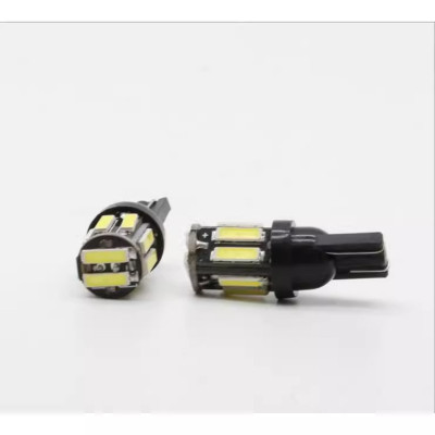 菁普华 汽车led灯 新款t10 7020 10SMD示宽灯 个