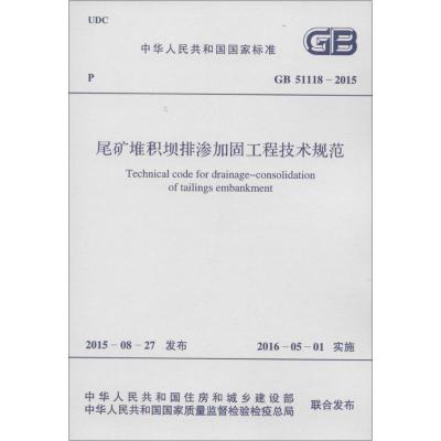 尾矿堆积坝排渗加固工程技术规范