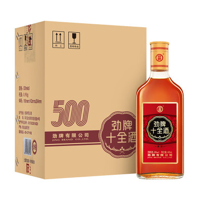 劲牌 中国劲酒 十全酒 35度 500ml*6 瓶 6瓶装 过节送礼