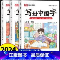 [单册]写好中国字 七年级下 [正版]写好中国字七年级下册八年级九年级字帖人教版同步练字帖课课练控笔训练初中生初一初二初