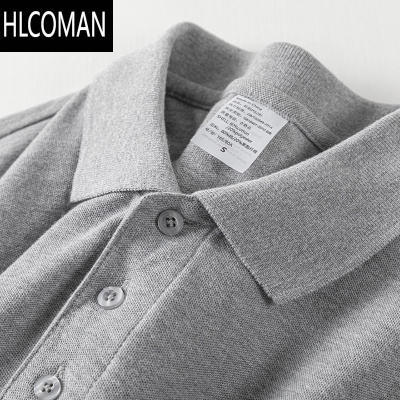 HLCOMAN品质好货!230g新疆棉Polo衫 夏季宽松百搭简约上衣短袖T恤男