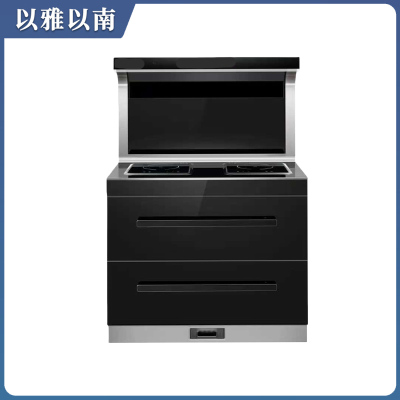 以雅以南 纯电集成灶 900宽双电磁炉 台