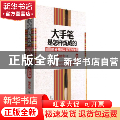 正版 大手笔是怎样炼成的(资深老秘书的公文写作秘笈实践篇) 谢亦