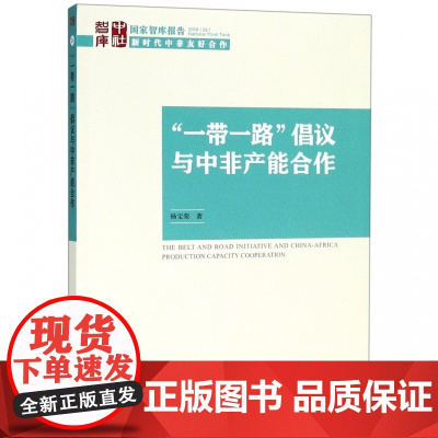 一带一路倡议与中非产能合作/国家智库报告