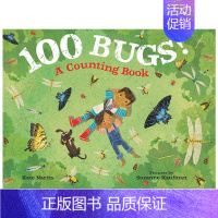 [正版]100 Bugs!100只虫子!一本数数书 精装英文原版儿童绘本 数学启蒙认知