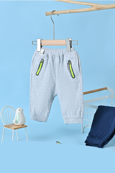 [1件3折]铅笔俱乐部童装2025夏装新款男小童七分裤儿童针织中裤宝宝短裤子