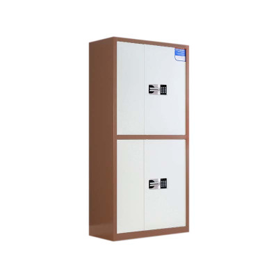 湘渭保密柜财务档案柜文件柜办公室资料储物柜保险柜通双节咖框白门-国保密码锁