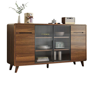 戴劲 餐边柜酒柜靠墙一体茶水柜厨房碗柜储物收纳柜子 长160宽40高86CM