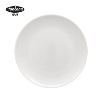 晏邦 密胺餐具 月光盘 9寸 直径224*20mm 1个