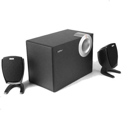 EDIFIER/漫步者 R201T06多媒体台式电脑2.1声音音箱 低音炮 木质音响 黑色 台式电脑音箱