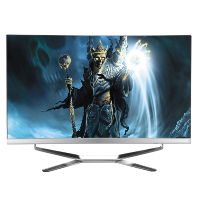  铭能 24英寸曲面一体机电脑窄边框 十代i3-10100/GTX1650独显/8G内存/256G固态 家用办公一体机游戏学生台式一体机电脑 台式机电脑一体机 内置音箱无线WIFI