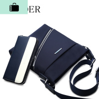 牛津布男包商务休闲单肩包斜挎包韩男士包包帆布挎包背包潮NEW LAKE男士斜挎包