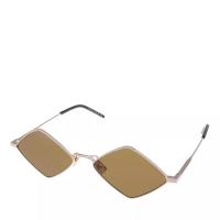 saint laurent圣罗兰金框渐变棕偏光防紫外线太阳镜男夏日潮流金