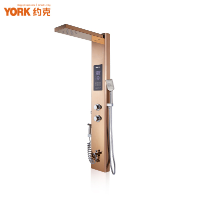 约克(YORK)YK-X3金集成热水器即热式电热水器一体式家用洗澡淋浴屏速热电热水器 5.5-10KW功率可调