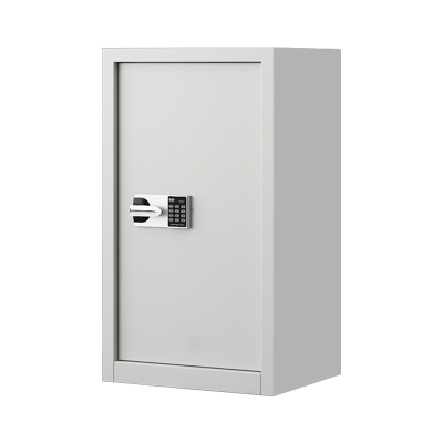 正斌指纹电子保密柜钢制密码文件柜档案柜矮柜保密资料柜办公柜 单门白色:国保锁