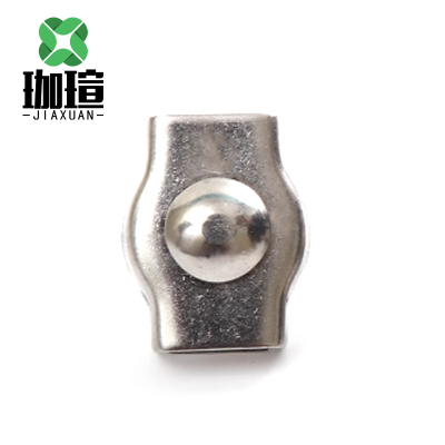 珈瑄 单夹 钢丝绳单夹刹车线卡头夹头紧固夹钢丝绳卡扣夹线卡 M3 单位:个