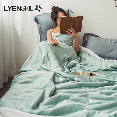 美帮汇60支双面天丝空调被夏季薄款单人夏凉被可水洗薄被子双人夏被机洗