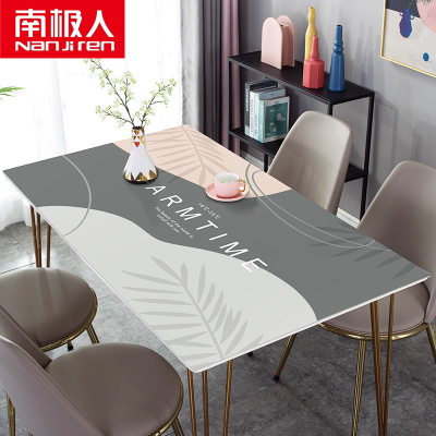 []PVC桌布防水免洗茶几垫子北欧轻奢餐桌垫台布家用