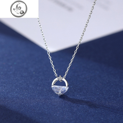 精致一汪清泉项链女s925纯银锁骨链韩版简约气质冷淡风学生日 JiMi