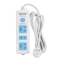 赛时工控(SHSSGK) SKSC8-10720D 二位5孔 一位2孔 移动式排插 (单位:个) 蓝白