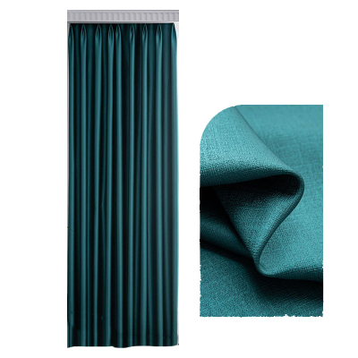 植巾 CL440 全遮光 布艺帘 窗帘 1.00 米/个 (计价单位:个) 蓝色