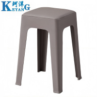 珂洋 塑料凳 软包(灰色) 个