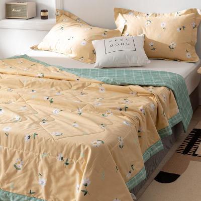 美帮汇里外全棉薄被棉花被空调被夏凉被全棉单人双人夏被子春秋被芯夏季