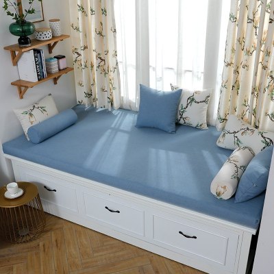 家柏饰(CORATED)北欧高密度海绵飘窗垫乳胶窗台垫定做沙发毯阳台垫榻榻米卡座 9号色 3cm飘窗垫