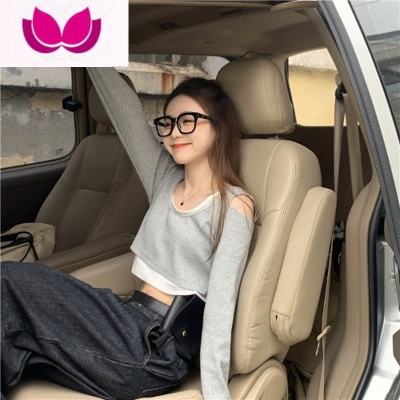 七斓甜酷辣妹穿搭露脐短款bm上衣假粉色t恤女别致设计感小众锁骨