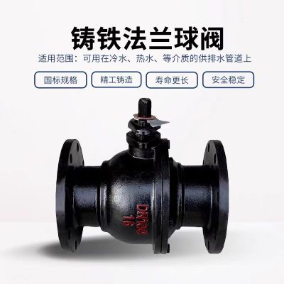 盛京联硕 铸铁法兰球阀 Q41F-16DN15 台