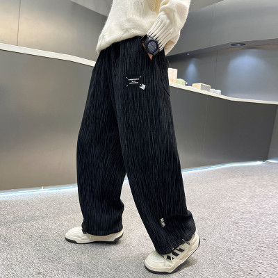 男童春秋运动裤儿童新款宽松休闲裤男孩中大童潮牌炸街帅卫裤