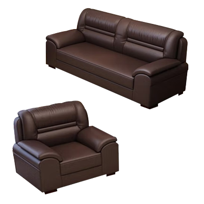 臻远 ZY5110343 办公沙发商务办公室沙发沙发 牛皮3+1+1