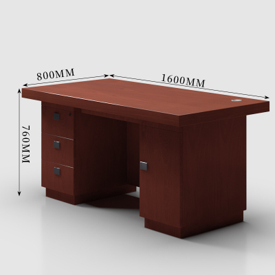 臻远ZY-BGZ-28办公家具油漆办公桌职员电脑桌写字台主管经理桌1.6米