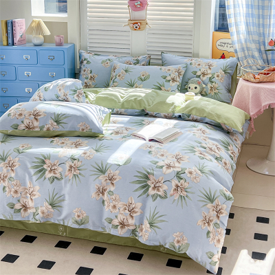 雅鹿 全棉斜纹印花四件套