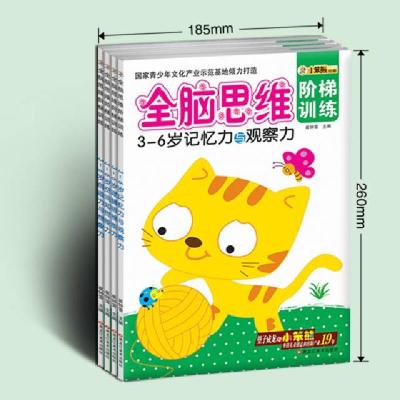 正版新书]全脑思维阶梯训练记忆力.思维能力.知觉能力.创造力3-6
