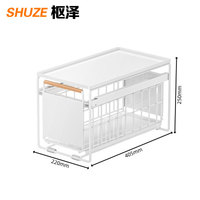 枢泽 置物架 收纳架 单层小号 个