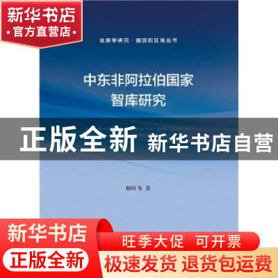 正版 中东非阿拉伯国家智库研究 杨阳 社会科学文献出版社 978752
