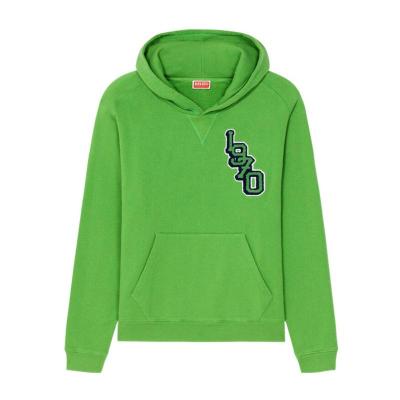 高田贤三(Kenzo)复古大码刺绣卫衣男oversize宽松长袖连帽抓绒运