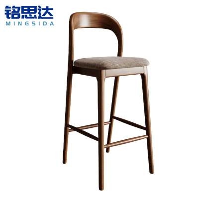 铭思达吧台椅实木把